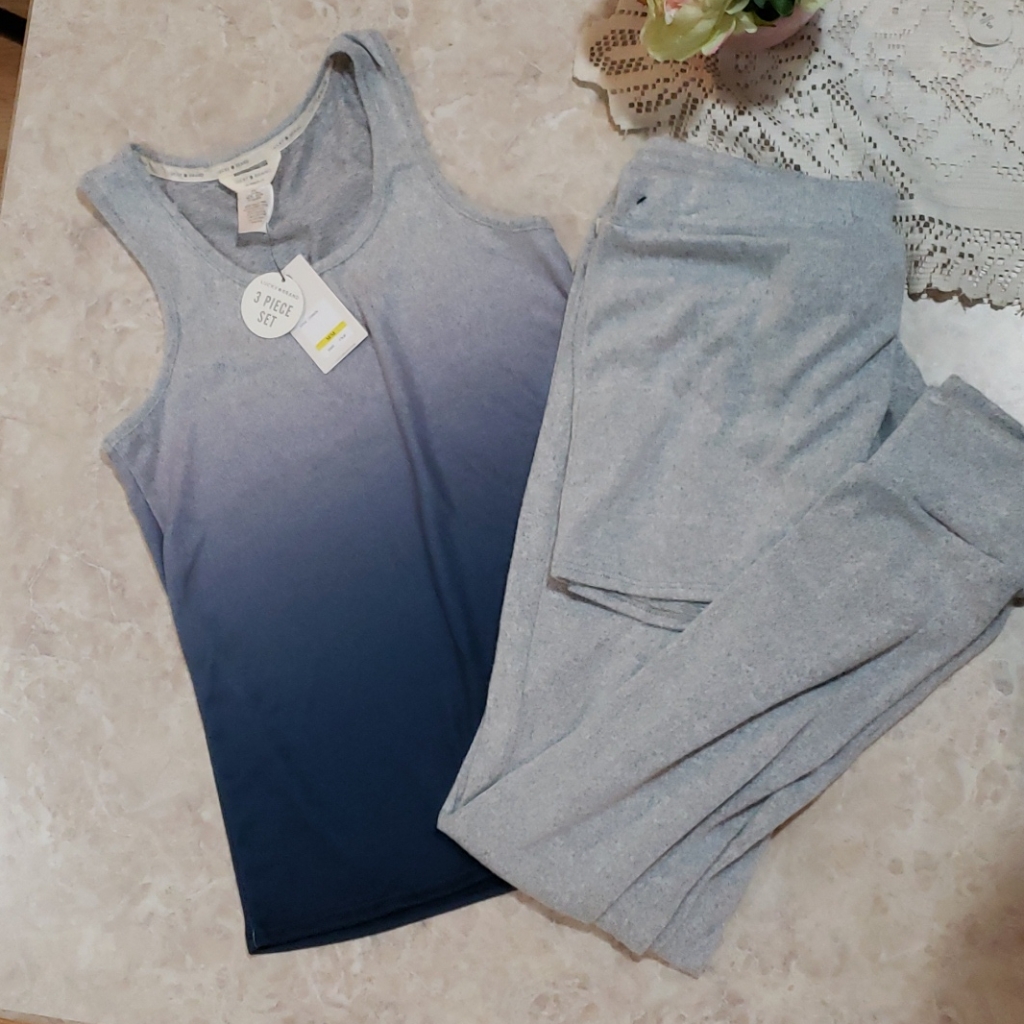 Lucky Brand 3pc Lounge Pajama Set